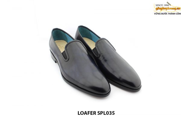 [Outlet size 45] Giày lười da nam nhuộm màu thủ công loafer SPL035 002