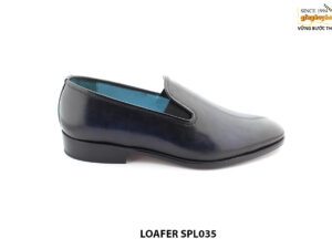[Outlet size 45] Giày lười da nam nhuộm màu thủ công loafer SPL035 001