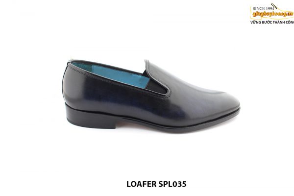 [Outlet size 45] Giày lười da nam nhuộm màu thủ công loafer SPL035 001