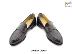 [Outlet size 42] Giày lười nam màu nâu hàng hiệu Loafer UR398 004