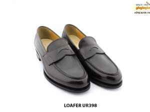[Outlet size 42] Giày lười nam màu nâu hàng hiệu Loafer UR398 003