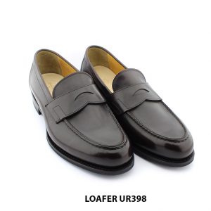 [Outlet size 42] Giày lười nam màu nâu hàng hiệu Loafer UR398 003