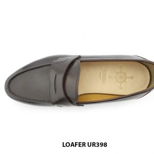 [Outlet size 42] Giày lười nam màu nâu hàng hiệu Loafer UR398 002
