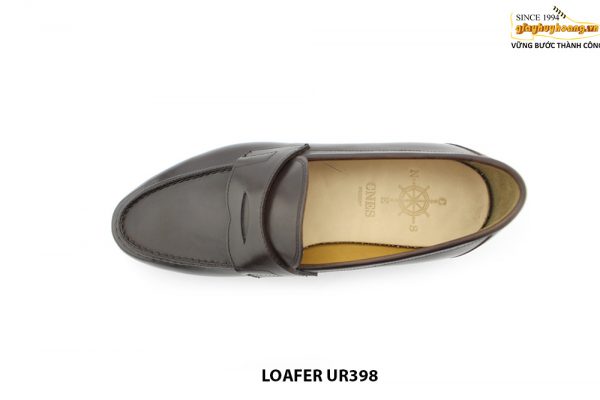 [Outlet size 42] Giày lười nam màu nâu hàng hiệu Loafer UR398 002