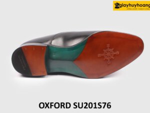 Giày da nam đóng thủ công đế da bò dấu chỉ Oxford SU201S76 006