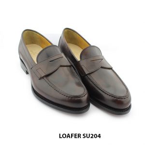 [Outlet size 41] Giày lười nam thủ công hàng hiệu Loafer SU204 003