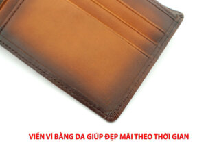 Bóp Ví nam ngang da cao cấp nhiều ngăn 006