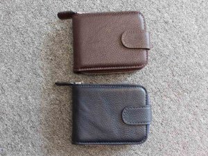 Bóp Ví dày ngang da vân hạt nhiều ngăn đựng thẻ 001