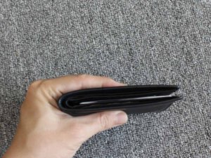 Bóp Ví nam ngang da bò vân chống nhăn 004