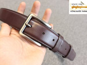 Dây nịt thắt lưng nam đầu khóa kim giayhuyhoangvn mẫu 1 003