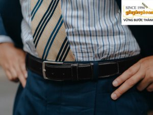 Dây nịt thắt lưng nam đầu khóa kim giayhuyhoangvn mẫu 1 001