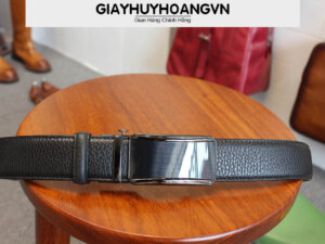 Dây nịt thắt lưng nam khóa tăng giayhuyhoangvn mẫu 1 002