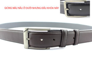 Dây nịt thắt lưng nam đầu khóa kim giayhuyhoangvn mẫu 10 003
