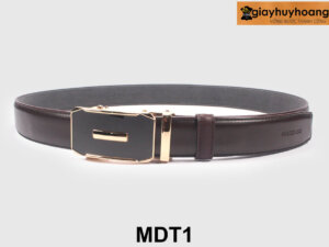 Dây nịt thắt lưng nam khóa tăng 3.3cm nhiều mẫu MDT1 0012