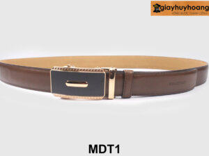 Dây nịt thắt lưng nam khóa tăng 3.3cm nhiều mẫu MDT1 0011