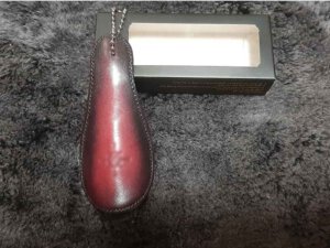 Cây đón gót - Muỗng xỏ giày inox bọc da cao cấp 004