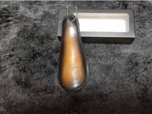 Cây đón gót - Muỗng xỏ giày inox bọc da cao cấp 002