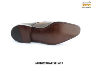 [Outlet size 40] Giày da nam đánh màu Patina Monkstrap SPL037 006