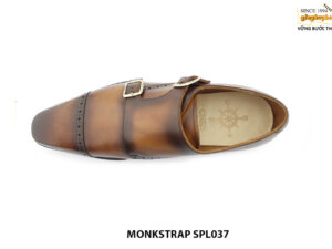 [Outlet size 40] Giày da nam đánh màu Patina Monkstrap SPL037 002