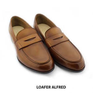[Outlet size 45] Giày lười da nam size to 45 loafer ALFRED 003