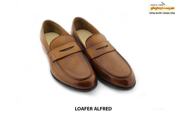 [Outlet size 45] Giày lười da nam size to 45 loafer ALFRED 003