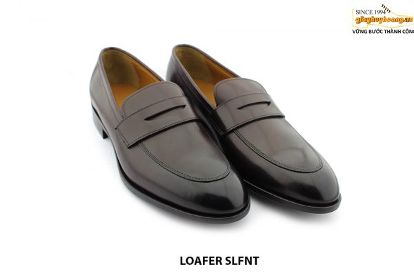 [Outlet size 43] Giày lười nam da bê con cao cấp loafer SLFNT 003