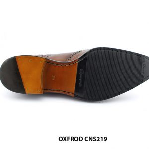 [Outlet size 39] Giày da bò nam mẫu đẹp Wingtips Oxford CNS219 006