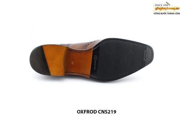[Outlet size 39] Giày da bò nam mẫu đẹp Wingtips Oxford CNS219 006