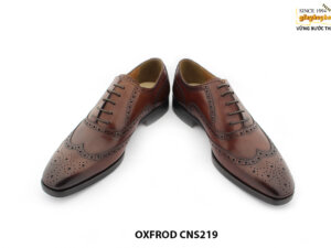 [Outlet size 39] Giày da bò nam mẫu đẹp Wingtips Oxford CNS219 004