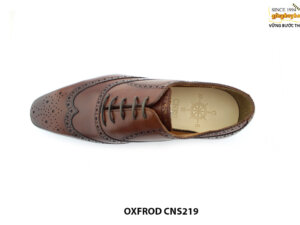[Outlet size 39] Giày da bò nam mẫu đẹp Wingtips Oxford CNS219 002