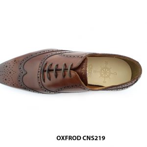 [Outlet size 39] Giày da bò nam mẫu đẹp Wingtips Oxford CNS219 002