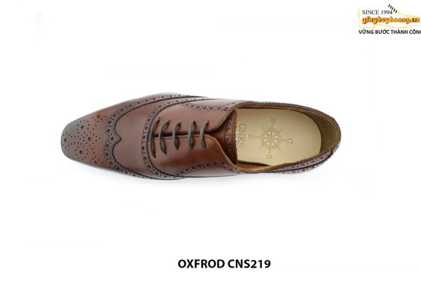 [Outlet size 39] Giày da bò nam mẫu đẹp Wingtips Oxford CNS219 002