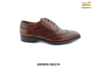 [Outlet size 39] Giày da bò nam mẫu đẹp Wingtips Oxford CNS219 001