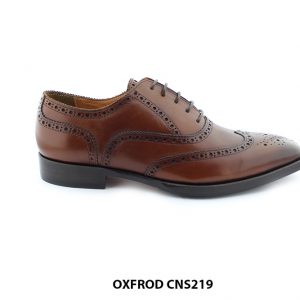 [Outlet size 39] Giày da bò nam mẫu đẹp Wingtips Oxford CNS219 001
