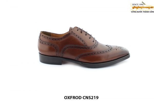 [Outlet size 39] Giày da bò nam mẫu đẹp Wingtips Oxford CNS219 001