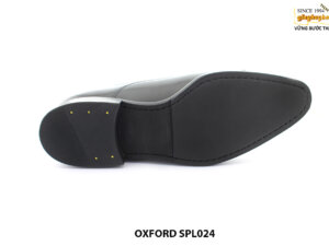 [Outlet size 42] Giày da nam phối da lộn đen oxford SPL024 006