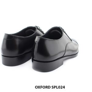 [Outlet size 42] Giày da nam phối da lộn đen oxford SPL024 005