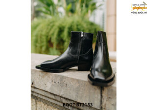 Giày cổ cao nam thủ công khóa kéo Zip Boot BT2152 003