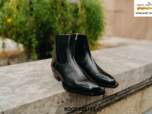 Giày cổ cao nam thủ công khóa kéo Zip Boot BT2152 001