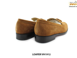 [Outlet size 40] Giày lười nam da lộn vàng bò loafer VH1912 005