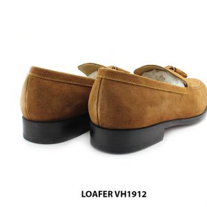 [Outlet size 40] Giày lười nam da lộn vàng bò loafer VH1912 005