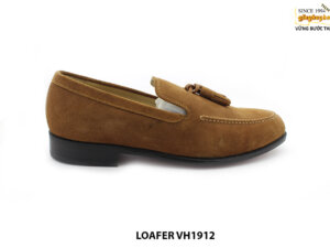 [Outlet size 40] Giày lười nam da lộn vàng bò loafer VH1912 001