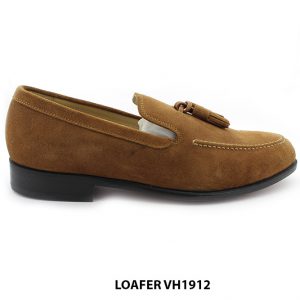 [Outlet size 40] Giày lười nam da lộn vàng bò loafer VH1912 001