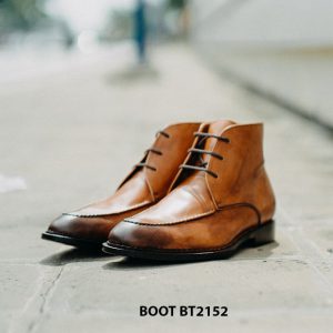 Giày da nam cổ lửng thời trang Chukka Boot BT2152 001