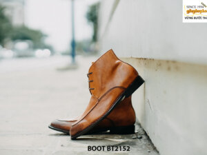 Giày da nam cổ lửng thời trang Chukka Boot BT2152 002