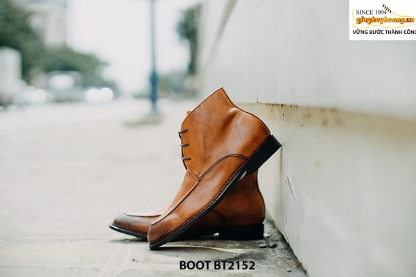 Giày da nam cổ lửng thời trang Chukka Boot BT2152 002