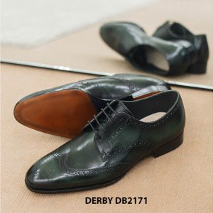 Giày da nam phong cách Wingtips cao cấp Derby DB2171 005