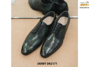 Giày da nam phong cách Wingtips cao cấp Derby DB2171 004