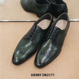 Giày da nam phong cách Wingtips cao cấp Derby DB2171 004