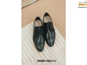 Giày da nam phong cách Wingtips cao cấp Derby DB2171 001